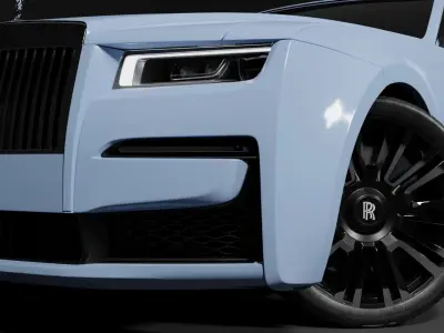 Rolls-Royce ghost Low-poly 3D model
