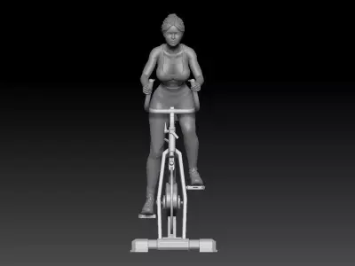 SPINNING CLASS GIRL 2 3D print model