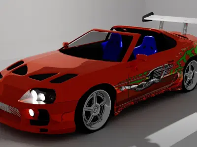 supra brian 3D print model