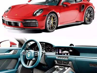 Porsche 911 Turbo S 3D model