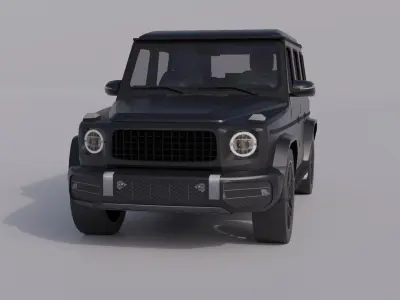 Generic Luxury SUV 2 Low-poly 3D model