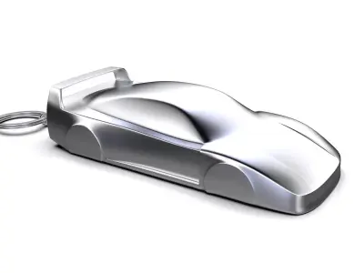 Ferrari F40 Speedform Automotive Sculpture Keychain 3D print model