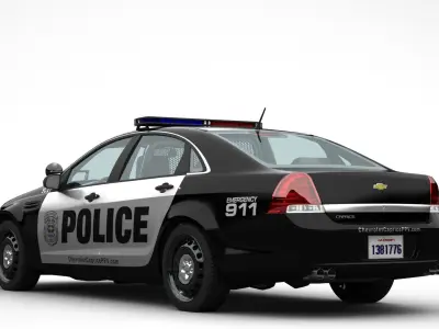 Chevrolet Caprice Police Patrol 3D model