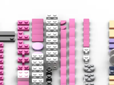 TwindBricks3D - 40728 Brite Bomber 3D print model