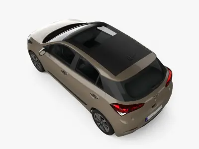 Hyundai i20 Asta 20183D model 3D model 3D model