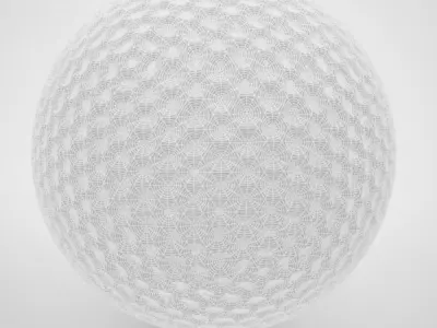 Golf Ball 3D model 26
