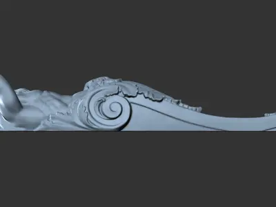 3Dk Man Brcket Pro 3D Print and CNC Model 3D model
