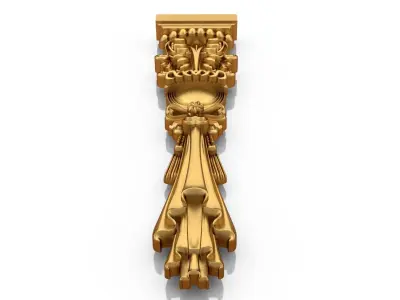 Classic decor ornament 186 3D print model