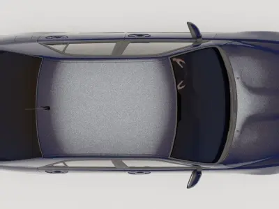 Lexus IS200 Low-poly 3D model