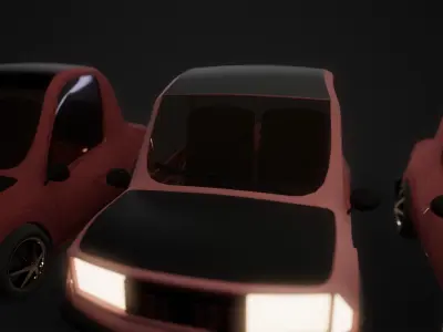 Flicksy Low-poly 3D model