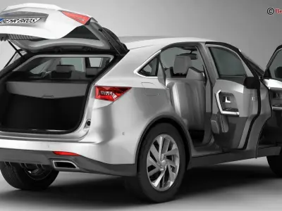 Generic SUV 2018 3D model