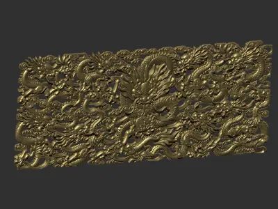 Nine Dragons 3 3D print model