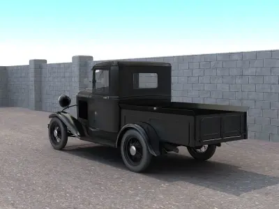Classic Pickup 3D model