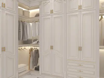 Classic style Dressing Room 2 3D model