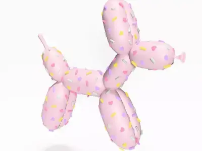 Candy Balloon Dog toy 3D print model