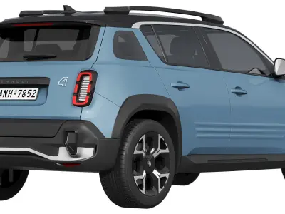 Renault 4 E-Tech 3D model