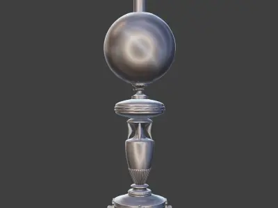 Ornamental old Lamp 3D model