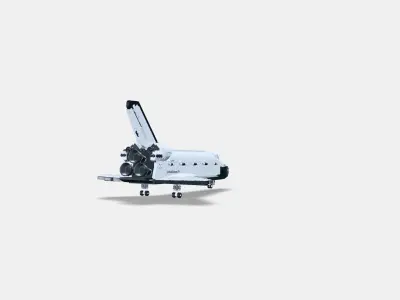 LEGO Icons NASA Shuttle Discovery 10283 Low-poly 3D model