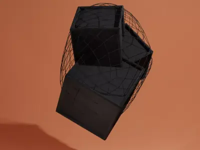 Abstract Geometry Decor V7 3D model 3D model 3D model