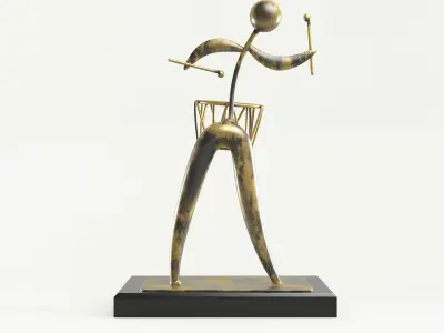 Decor Hand Drummer 3D model