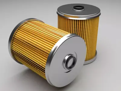 Car Oil Filters 3D model