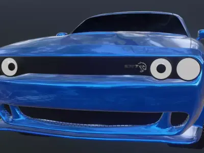 Dodge 2015 Challenger SRT 392 RWD 3D model