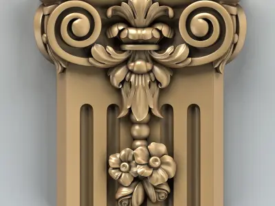 Column Capital 006 3D model