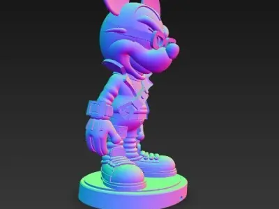 3D Printable Urban Mickey Mouse 3D model