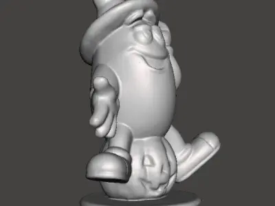 M AND MS HALLOWEEN WITCH VINTAGE FIGURE MODEL STATUE 3D print model