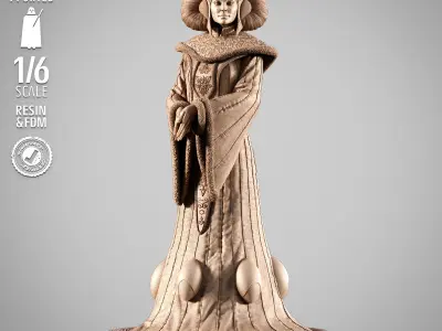 STAR WARS Padme Sculpture 3D print model