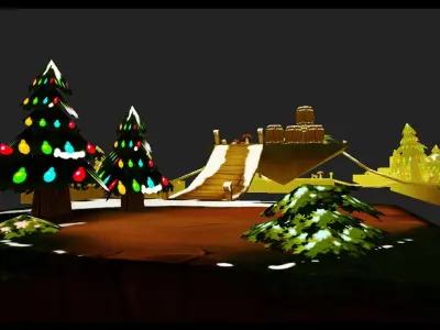 Forest Toon Kit Low-poly 3D model