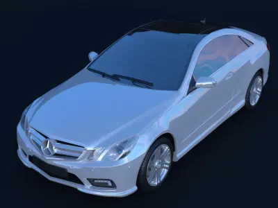 Mercedes-Benz E500 Coupe 3D model