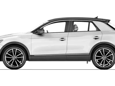 Volkswagen T-Roc 2018 3D model