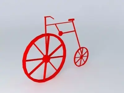 ornament decorative object bicycles Free 3D model