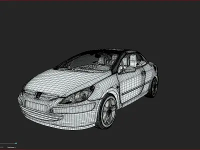 Peugeot 307 CC 3D model