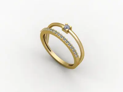 Gold Ring Print 3d Ring stl  3D print model purchase