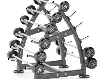 Storage Racks Dumbbell Set 021 3D model