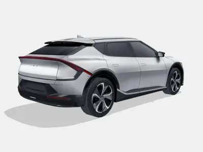Kia EV6 2022 Low-poly 3D model