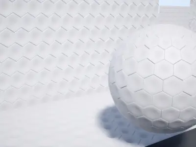 Abstract Materials PACK Low-poly 3D model