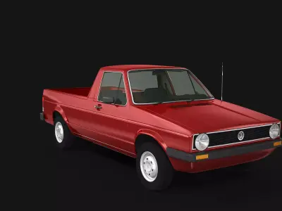 VW Caddy MKI 3D model