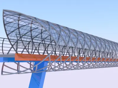 Covered bridges collection 3D Model Pack