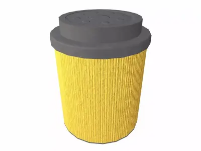 Air Filter Low-poly 3D model