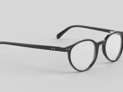 Case Closed Eyewear Glasses Low-poly 3D model