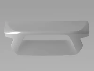 86 ZN6 Trunk Exterior Surface - 3D Laser-Scanned 3D model