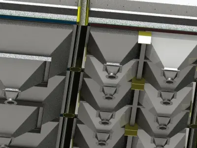 Square Silo 3D model