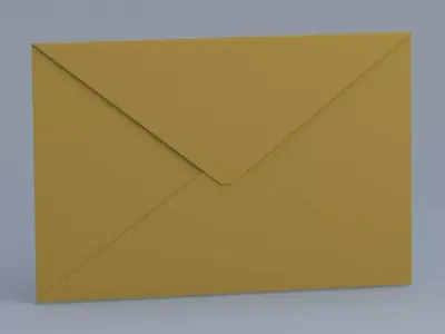 Envelope Brown 3D model
