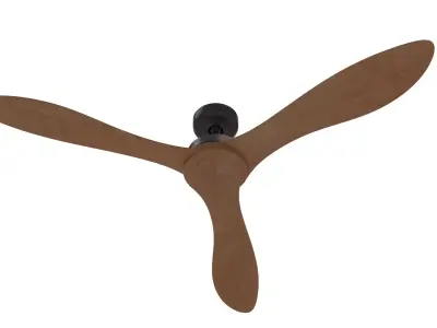 Capri 52 Dc Ceiling Fan Low-poly 3D model
