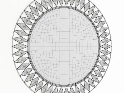 Forever Accent Mirror Low-poly 3D model