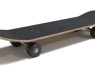 Skateboard 3D model get