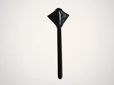 Obsidian Mace - Game Ready Fantasy Weapon 3D Model Free 3D model